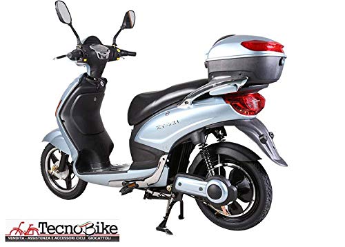 Tecnobike Shop Scooter Bicicletta Elettrica a Pedalata Assistita Z-Tech ZT-09-A 250w 12Ah Batteria al Piombo (Nero Opaco) - Eccomi OnLine