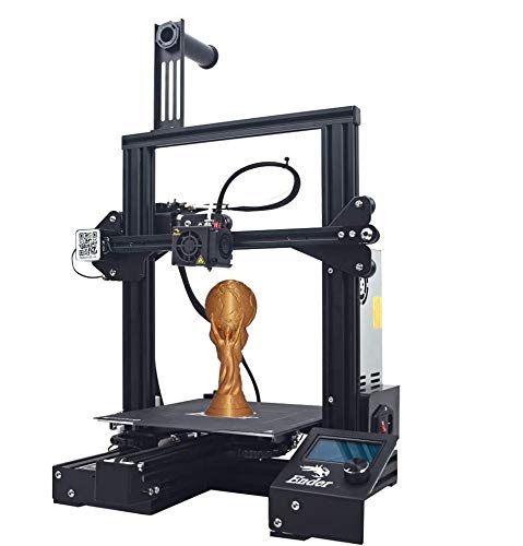 Stampante 3D Creality Ender 3 Pro Nuova versione, con superficie di costruzione magnetica e dispositivo di alimentazione certificato UL, Resume Print 220 × 220 × 250mm Kit di montaggio rapido - Eccomi OnLine