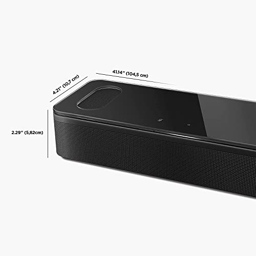 Bose Smart Soundbar 900 con Dolby Atmos e assistente vocale Alexa, in nero