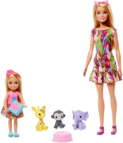 Barbie Playset il Compleanno Perduto con Bambole Barbie e Chelsea, 3 Animaletti e Accessori