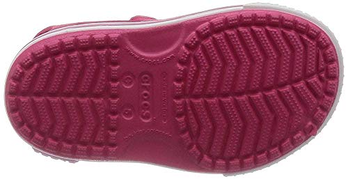 Crocs Crocband II Sandal PS K, Punta Aperta Bambino, Rosa (Paradise Pink/Carnation), 20/21 EU - Eccomi OnLine