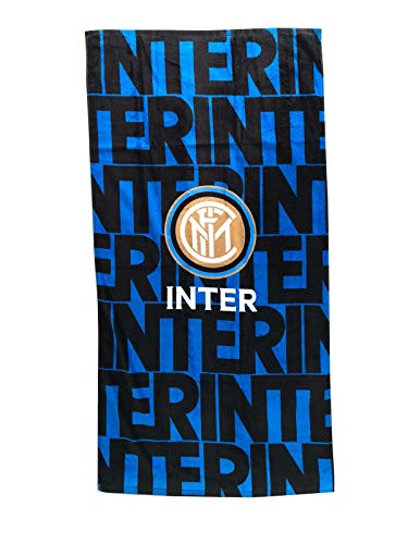 FC INTER Telo Mare, Blu-Nero, 70x140 - Eccomi OnLine