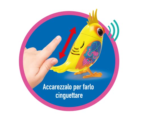 Digibirds Cacatua - Uccellino Canterino Interattivo, Multicolore