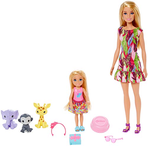 Barbie Playset il Compleanno Perduto con Bambole Barbie e Chelsea, 3 Animaletti e Accessori
