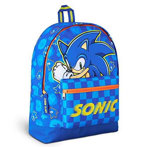 Zaino Sonic Scuola Elementare (Blu)