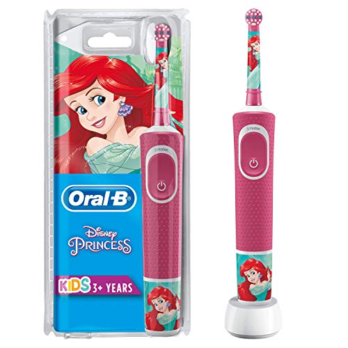 Oral-B Kids Spazzolino Elettrico Ricaricabile, 1 Manico con Personaggi Disney Principesse, per Età da 3 Anni - Eccomi OnLine