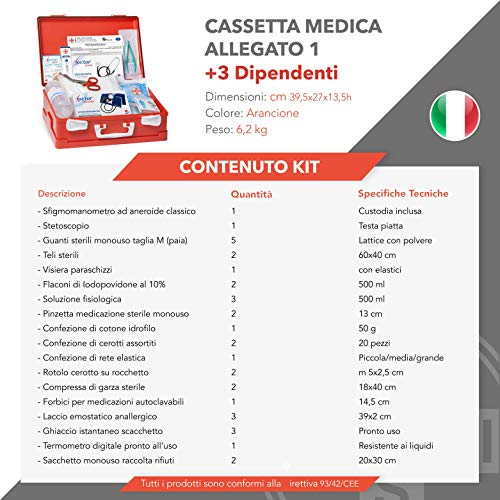AIESI® Cassetta medica di pronto soccorso