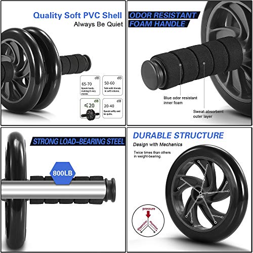 Fitness Workout Set - AB Wheel Roller Addominali