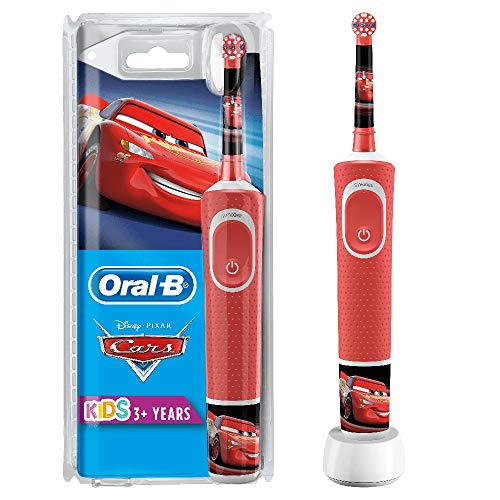 Oral-B Kids Spazzolino Elettrico Ricaricabile, 1 Manico, con Personaggi Disney Pixar Cars, per Età da 3 Anni - Eccomi OnLine