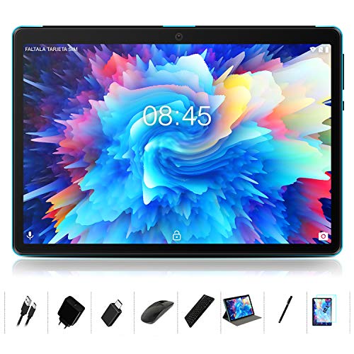 Tablet 10 Pollici Android 10 OS, MEBERRY Octa-Core 1.6 GHz, Blu