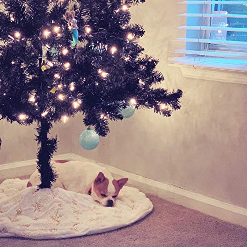 Bianco Gonne per Alberi di Natale (Argento, 78CM) – Eccomi OnLine