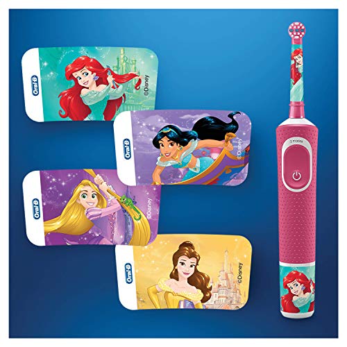 Oral-B Kids Spazzolino Elettrico Ricaricabile, 1 Manico con Personaggi Disney Principesse, per Età da 3 Anni - Eccomi OnLine