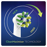 Oral-B CrossAction Testine di Ricambio per Spazzolino Elettrico con Tecnologia CleanMaximiser, Confezione da 10 Pezzi