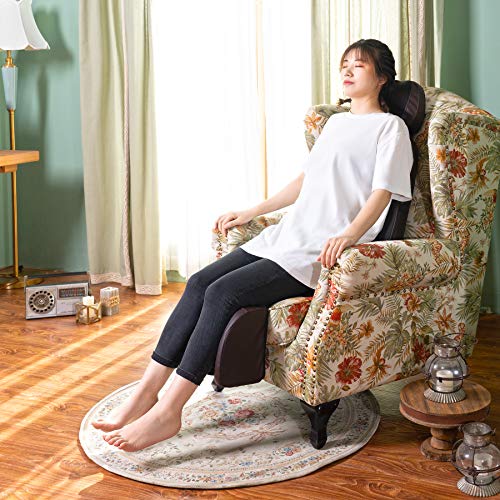 Massaggiatore Schiena Cuscino Massaggiante Vibrante con Impastamento Shiatsu per Spalle e Collo