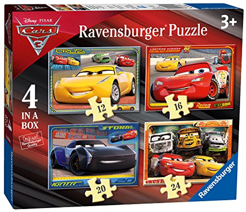 Ravensburger Italy- Puzzle in a Box Cars 3, 06894 4 - Eccomi OnLine