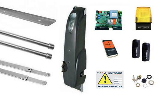 KIT AUTOMAZIONE PORTA BASCULANTE A CONTRAPPESO, LAMPEGGIANTE, FOTOCELLULE, SBLOCCO - Eccomi OnLine