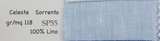 SORRENTO CAMICIA ARTIGIANALE SU MISURA  gr/mq 118 - 100% LINO